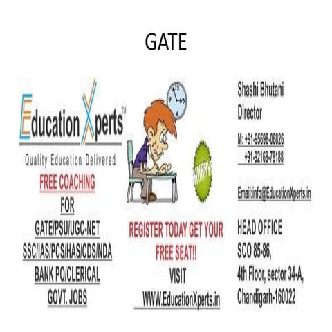 Tips and tricks for GATE 2016