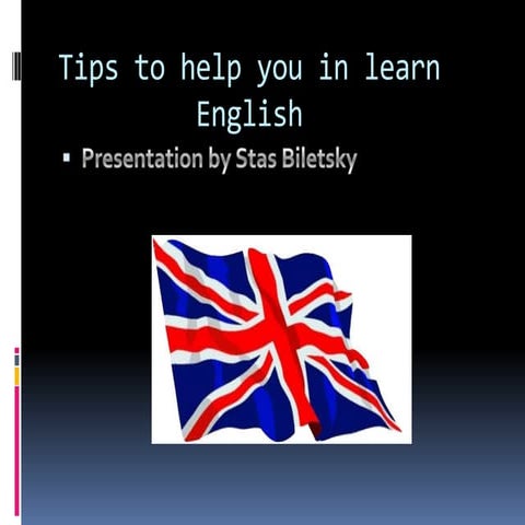 Tips to learn English