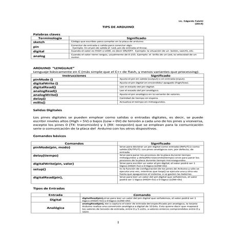 Tips de arduino