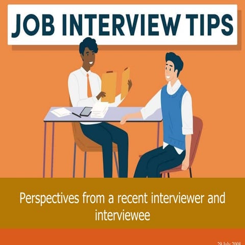 Tips for Great JobI Interview To Get Success | PPTX