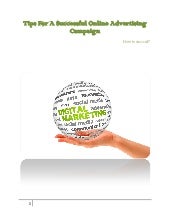 Tips For A Successful Online Advert...