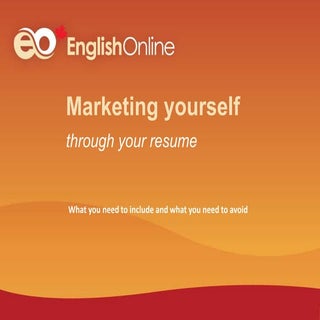 Tips for building a resume