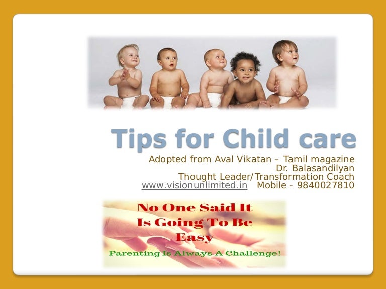 Tips for child care