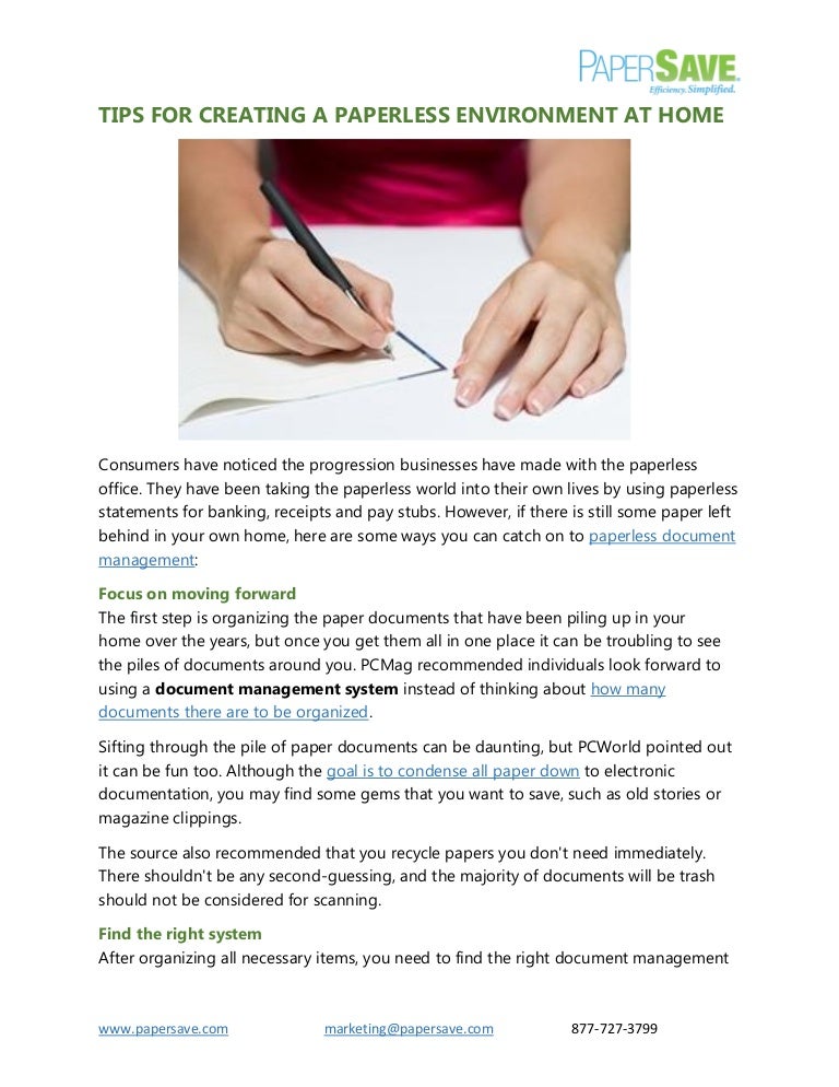 Environmental benefits of going paperless hisalake