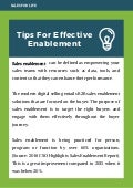 Tips For Effective Enablement