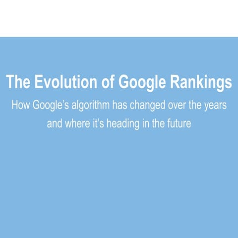 Ebriks-Tips for Google Ranking Evolution.