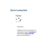Tips for Learning Math