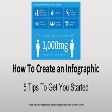 Tips for making infographics