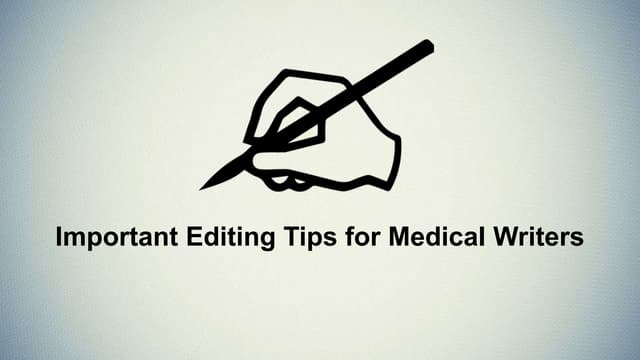 Medical writing help Medical writing help