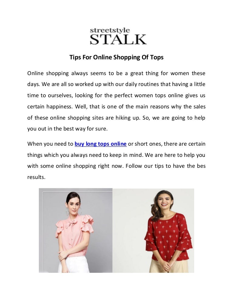 best tops online shopping sites