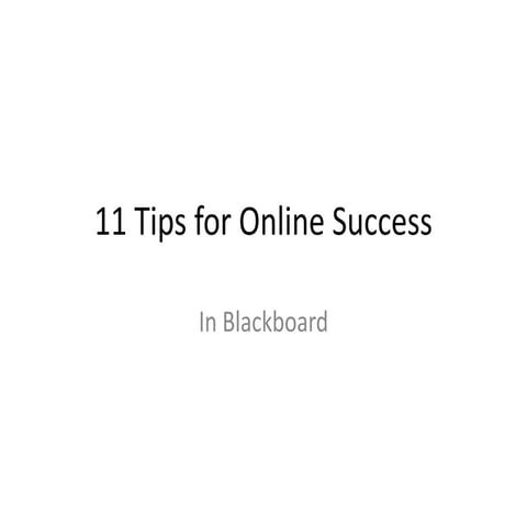 Tipsforonlinesuccess