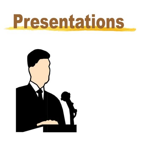 Tips for presentations