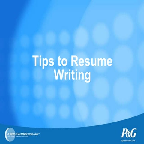 Tips For Resume Writing   Linked In