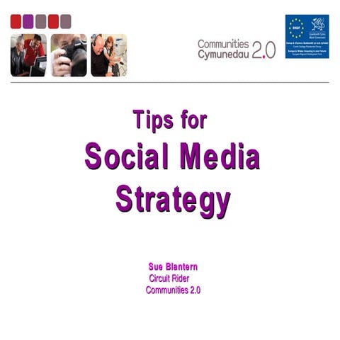 Tips for a Social Media Strategy