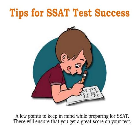 Tips for SSAT Test Success