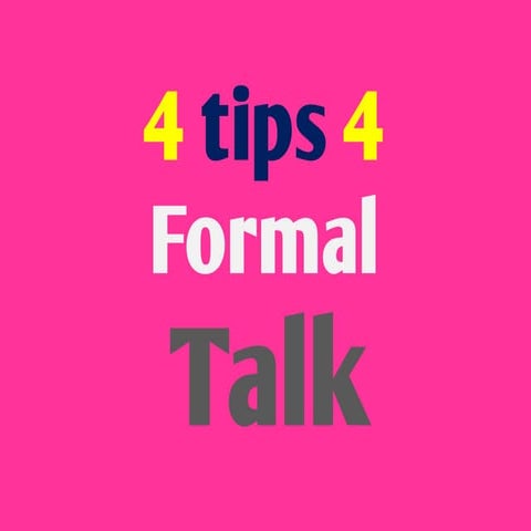 Tips for talking to anyone