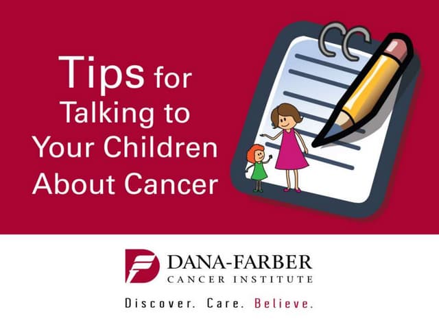 Tips for Talking to Your Children About Cancer
