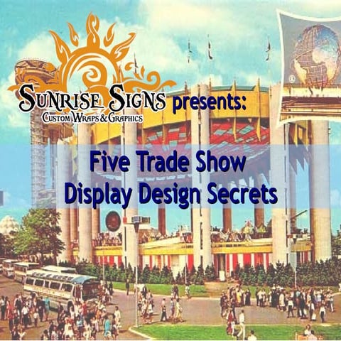 Tips for Effective Trade Show Display Design