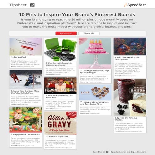 10 Pins to Inspire your Brand's Pinterest Boards