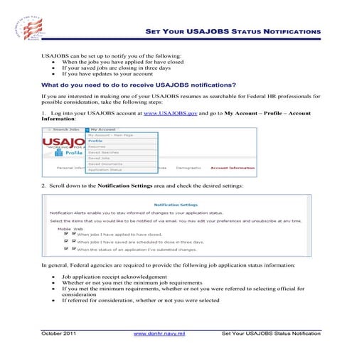 Separation Tip Sheets USAJobs.gov and Navy career wise & new dd 2648