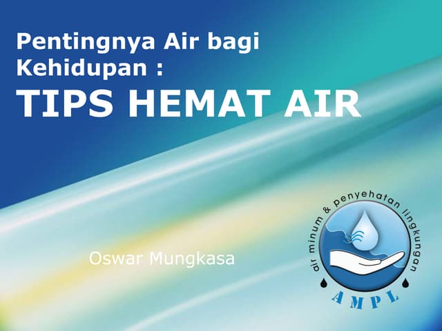 Serial Komik Geo 2 Hemat Air