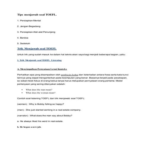 TOEFL (STRUCTURE - GRAMMAR) | PDF