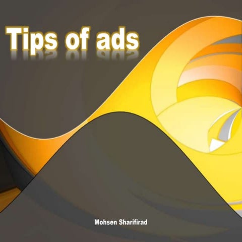 Tips of ads
