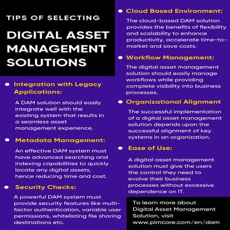 Tips of Selecting Digital Asset Management (DAM) Solution
