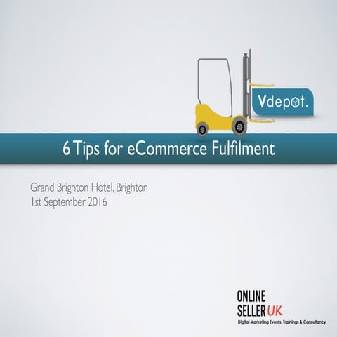 Tips on eCommerce fulfilment