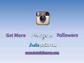 Tips on how to get followers on ins...