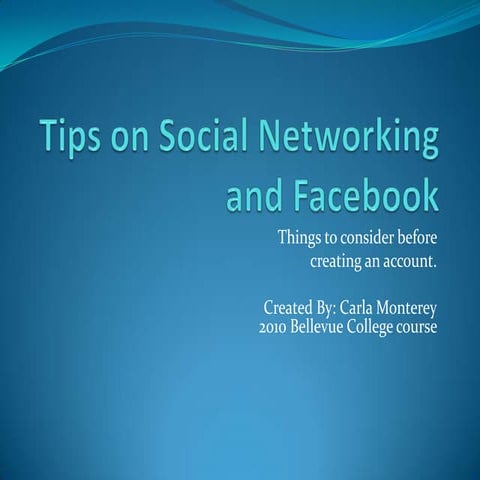 Tips On Social Networking