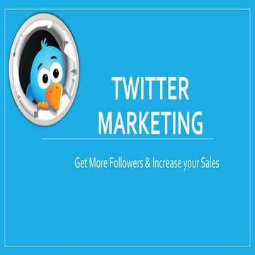 Tips on Twitter Marketing