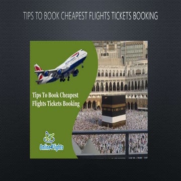 Tips to book cheapest flights tickets booking