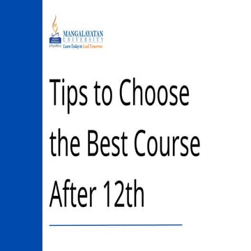 Best Professional Courses After 12th for High-Growth Careers | PPTX