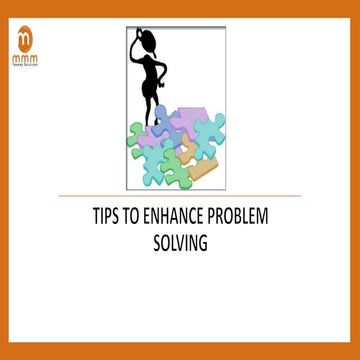 Tips to Enhance Problem Solving
