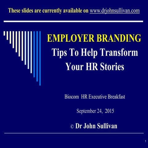 Tips to help transform your hr stories  biocom  hr executive breakfast   sept...