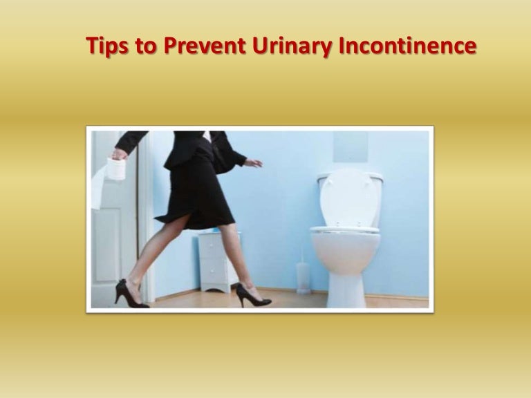 Tips to prevent urinary incontinence