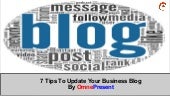 Tips To Update Your Business Blog