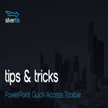 PowerPoint Quick Access Toolbar