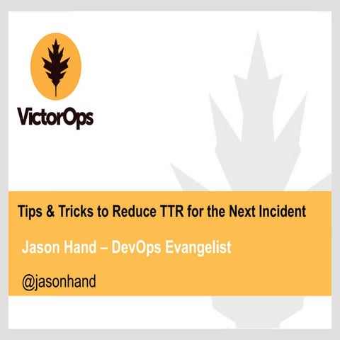 Tips & Tricks To Reducing TTR
