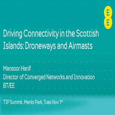 Driving Connectivity in the Scottish Islands: Droneways and Airmasts
