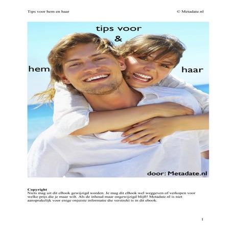 Tips voor hem en haar