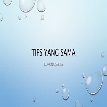Tips yang sama