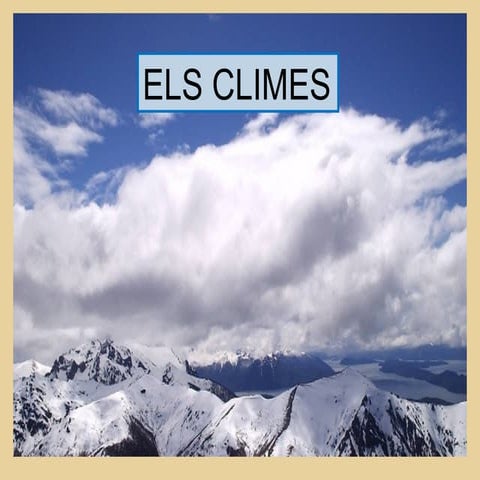 Tipus de climes