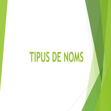 Tipus de noms