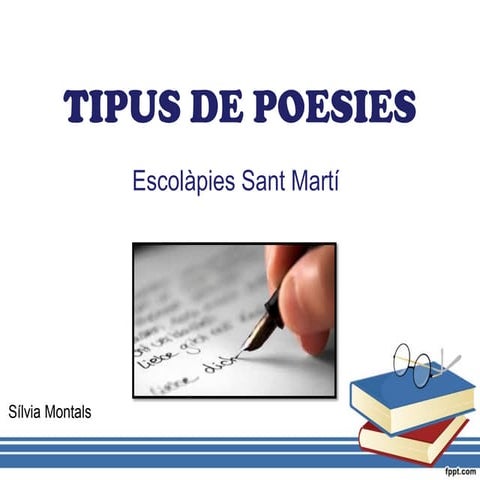 Tipus de poesia 