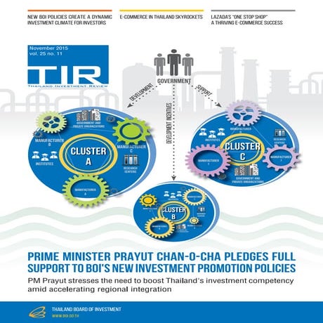 Thailand Investment Review Magazine of BOI (November issue) 