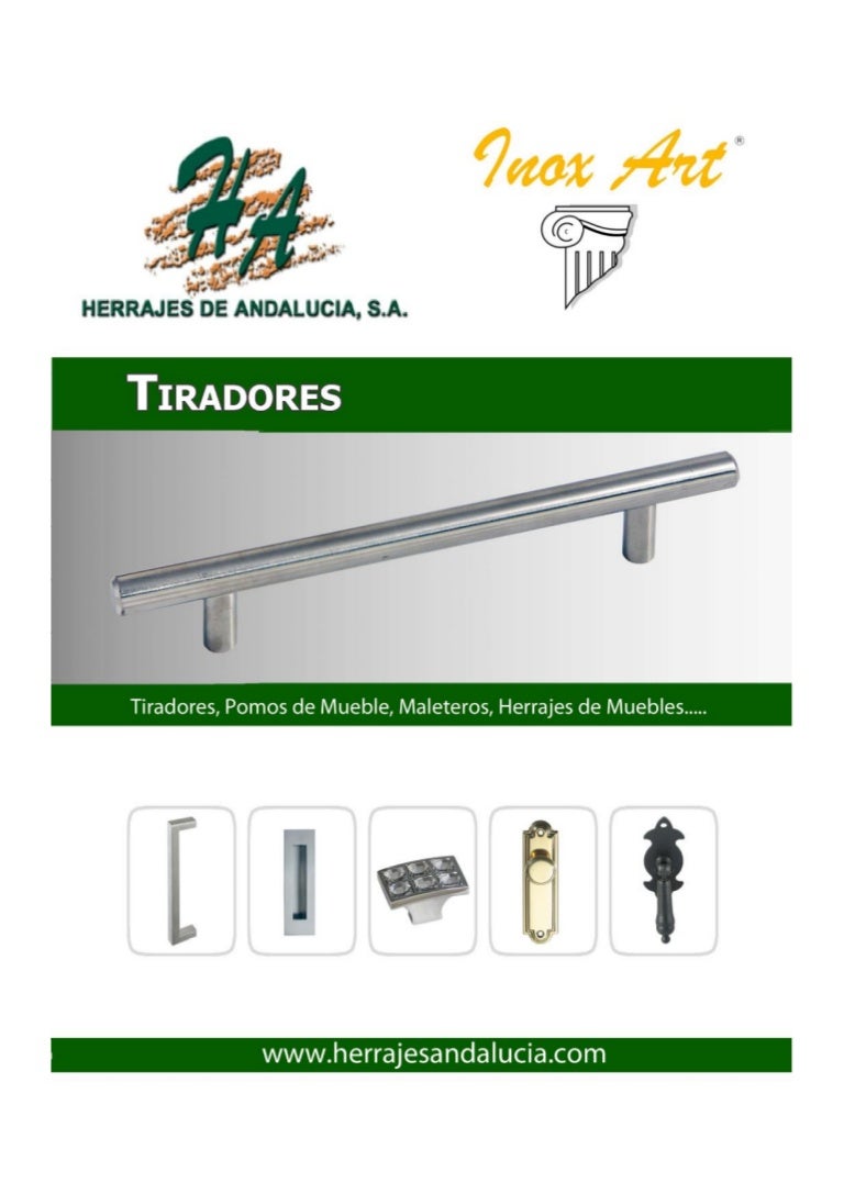 Tiradores para muebles en Herrajes de Andalucia