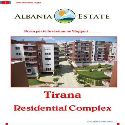 Apartamente per shitje ne Tirane. Tirana Residential Complex