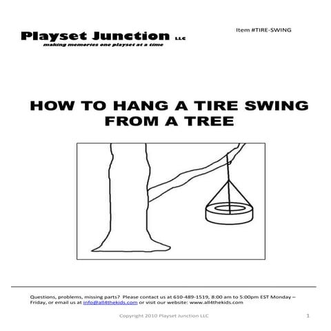 Make a Tire Swing | PDF